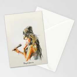 Winehouse Portrait 2 Stationery Cards