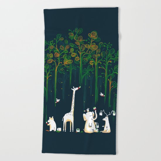 Re-paint the Forest Beach Towel