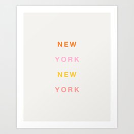 New York New York Art Print