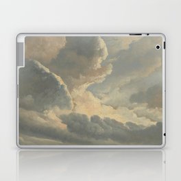 Study of Clouds with a Sunset near Rome Laptop Skin