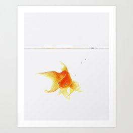 Goldfish #4 Art Print