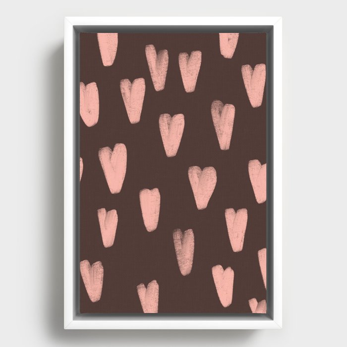 Sweet Valentine - Milk Chocolate Framed Canvas