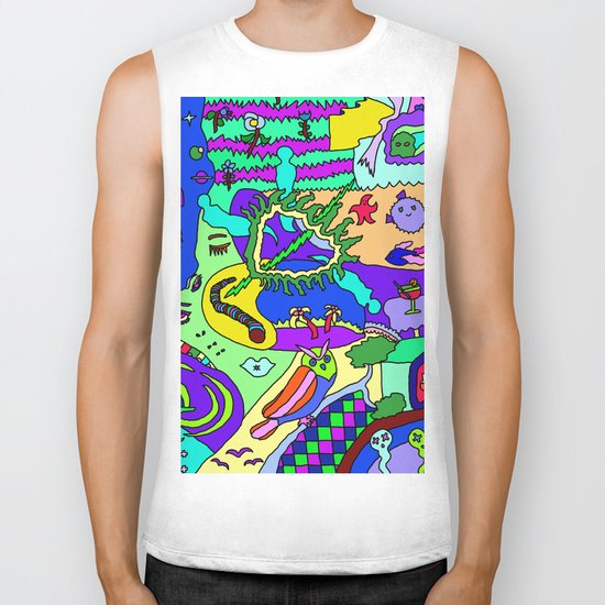 Abstract 20 Biker Tank