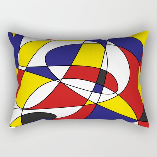MONDRIAN AND GAUSS Rectangular Pillow