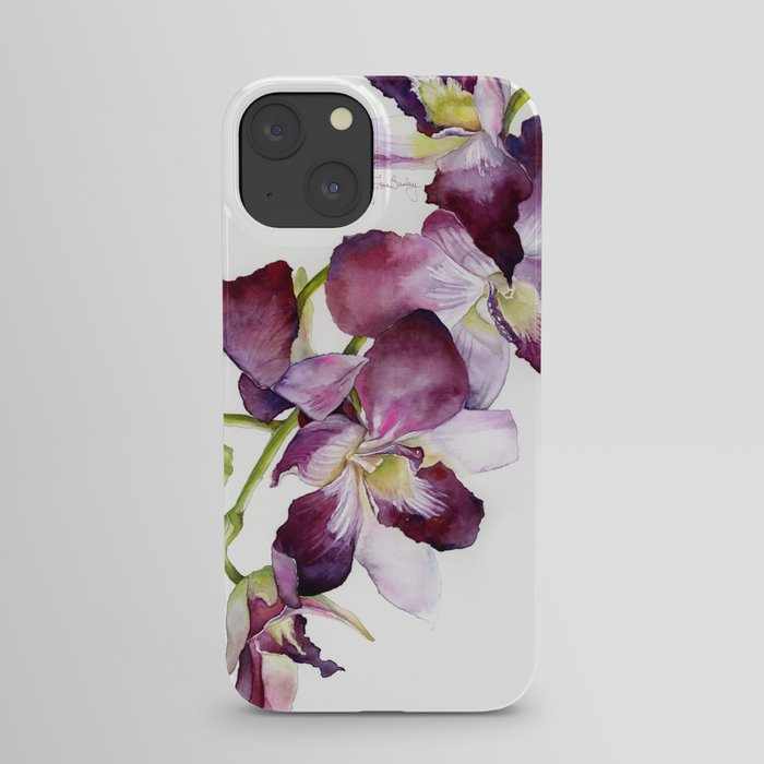 Radiant Orchids: Magenta Dendrobiums iPhone Case