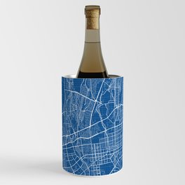 Almaty City Map of Kazakhstan - Blueprint Wine Chiller