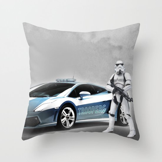 Lamborghini Troopers Throw Pillow