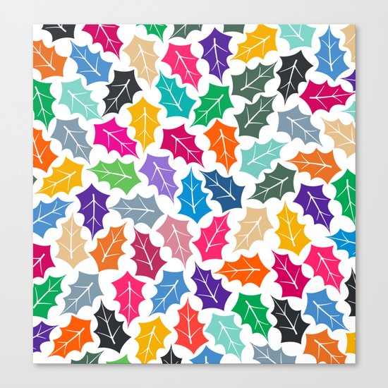 Colorful leaves II Canvas Print