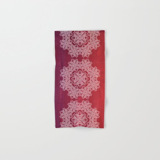 Playing with a lace - dresser from Grandma Hand & Bath Towel
