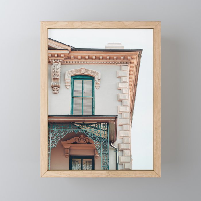 Facade Framed Mini Art Print