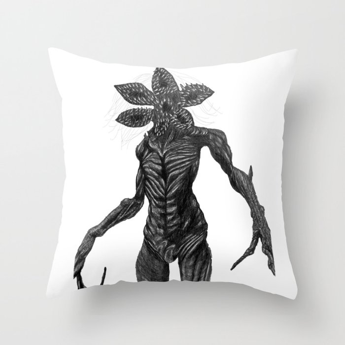 Demo gorgon Throw Pillow