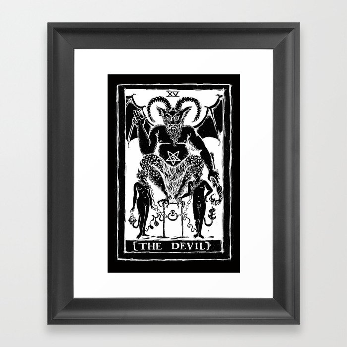 The Devil by Shayne of the Dead Framed Art Print
