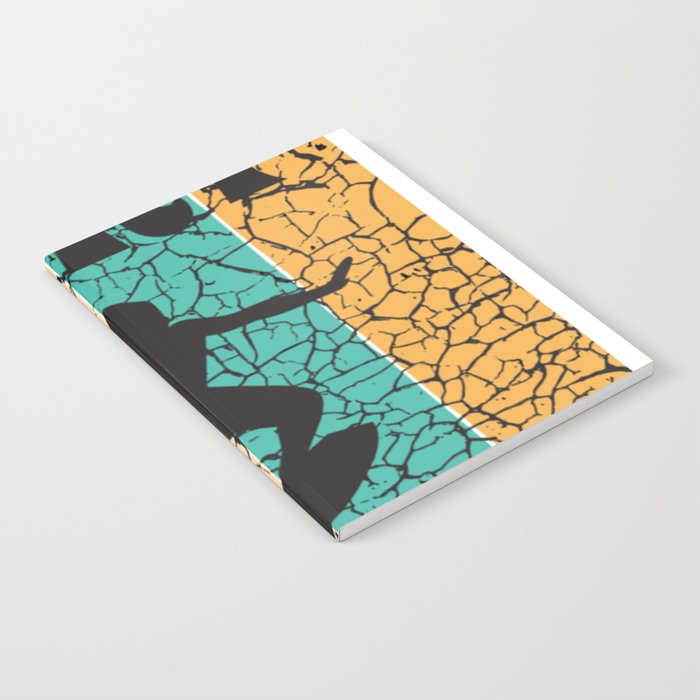 Surf California Colorful Design Notebook