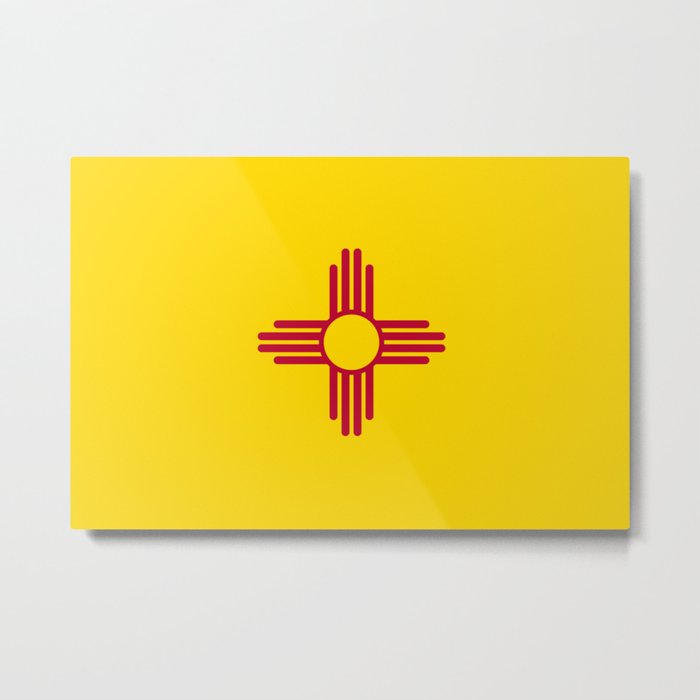 New Mexico State Flag Metal Print