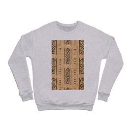 Mud Cloth Mercy Basket Weave Pattern Crewneck Sweatshirt