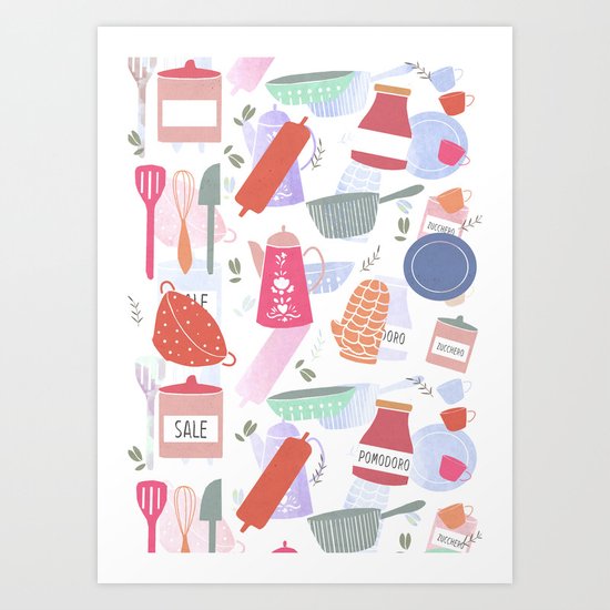Kitchenware Art Print