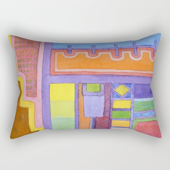 The Balcony Rectangular Pillow