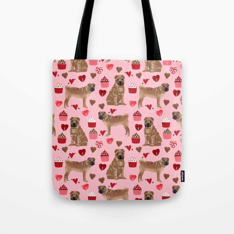 Loved By A Pug Tote Bag New MADE IN USA