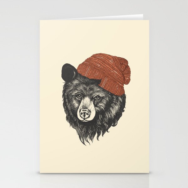 the bear Stationery Cards