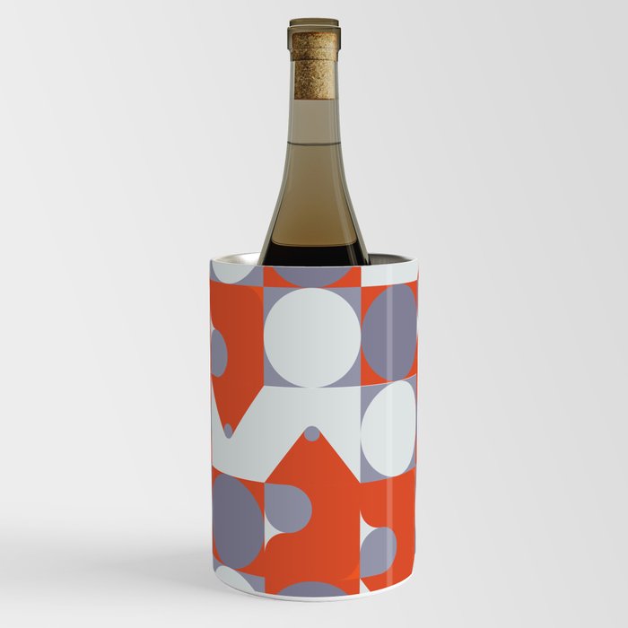 geometric pattern 2 Wine Chiller