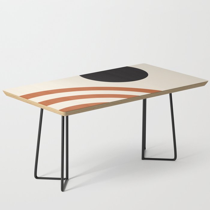 Terracotta Sunshiny Minimal Coffee Table