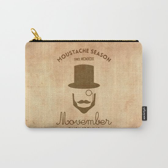 Moustache season Carry-All Pouch