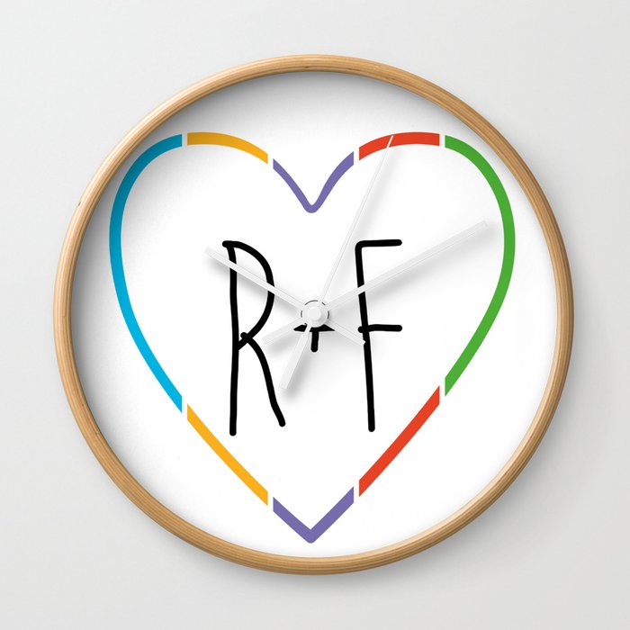 Heart Handdrawn Rodan Fields Rf Wall Clock