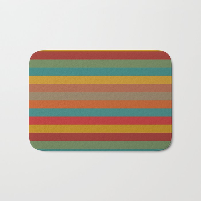 Stripes (Stylized Patterns 1) Bath Mat