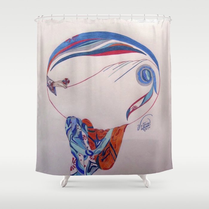 Erte Inspired Fashion Print Shower Curtain By Vwreen Society6
