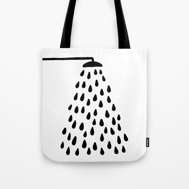 Shower In Bathroom Tote Bag By Momentsdesign Society6 Shower In Bathroom Tote Bag By