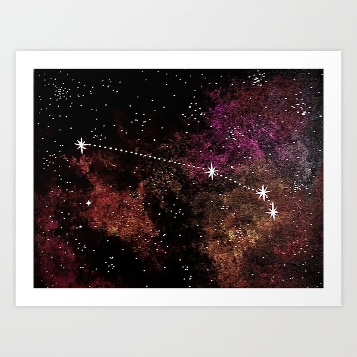 Aries Astrological Constellation Art Print
