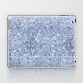 Blue Diamond Studded Glam Pattern Laptop Skin