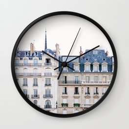 Tres Paris - Travel, Architecture Photography Wall Clock