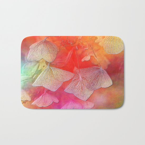 Withered hydrangea Bath Mat