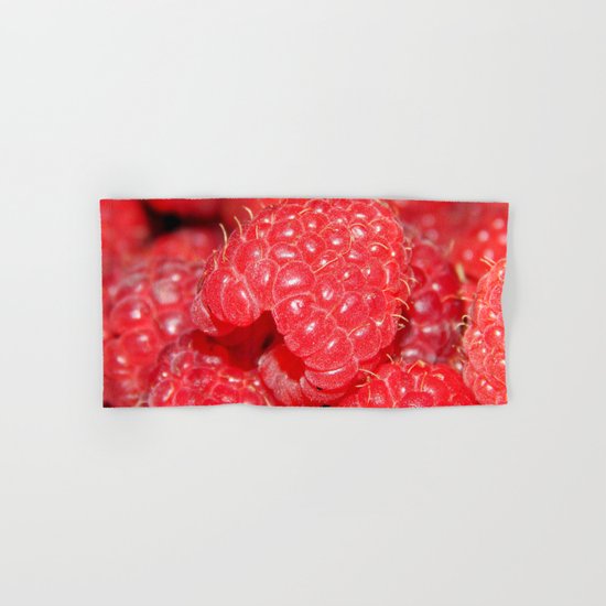 Red Raspberries Freshly Picked Hand & Bath Towel