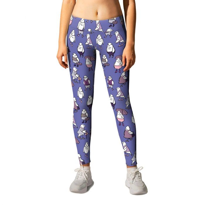 Birds on the Street Leggings