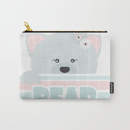 A curious bear . Carry-All Pouch