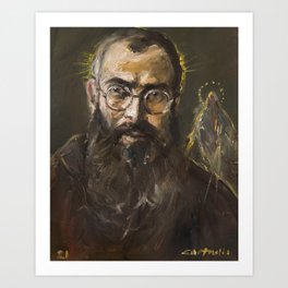 Saint Maximilian Kolbe Art Print