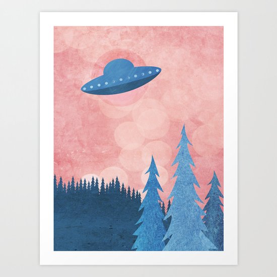 Unidentified Flying Object Art Print