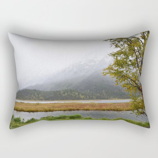 Season's First Snow II Rectangular Pillow