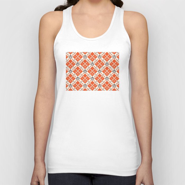 Clementine gingham checked Tank Top