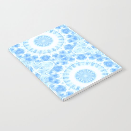 Peaceful blue mandala Notebook