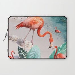 Caribbean Flamingo Dream #1 #wall #decor #art #society6 Laptop Sleeve