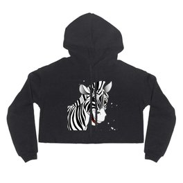 Zebra trendy design artwork animal exotic pattern Hoody