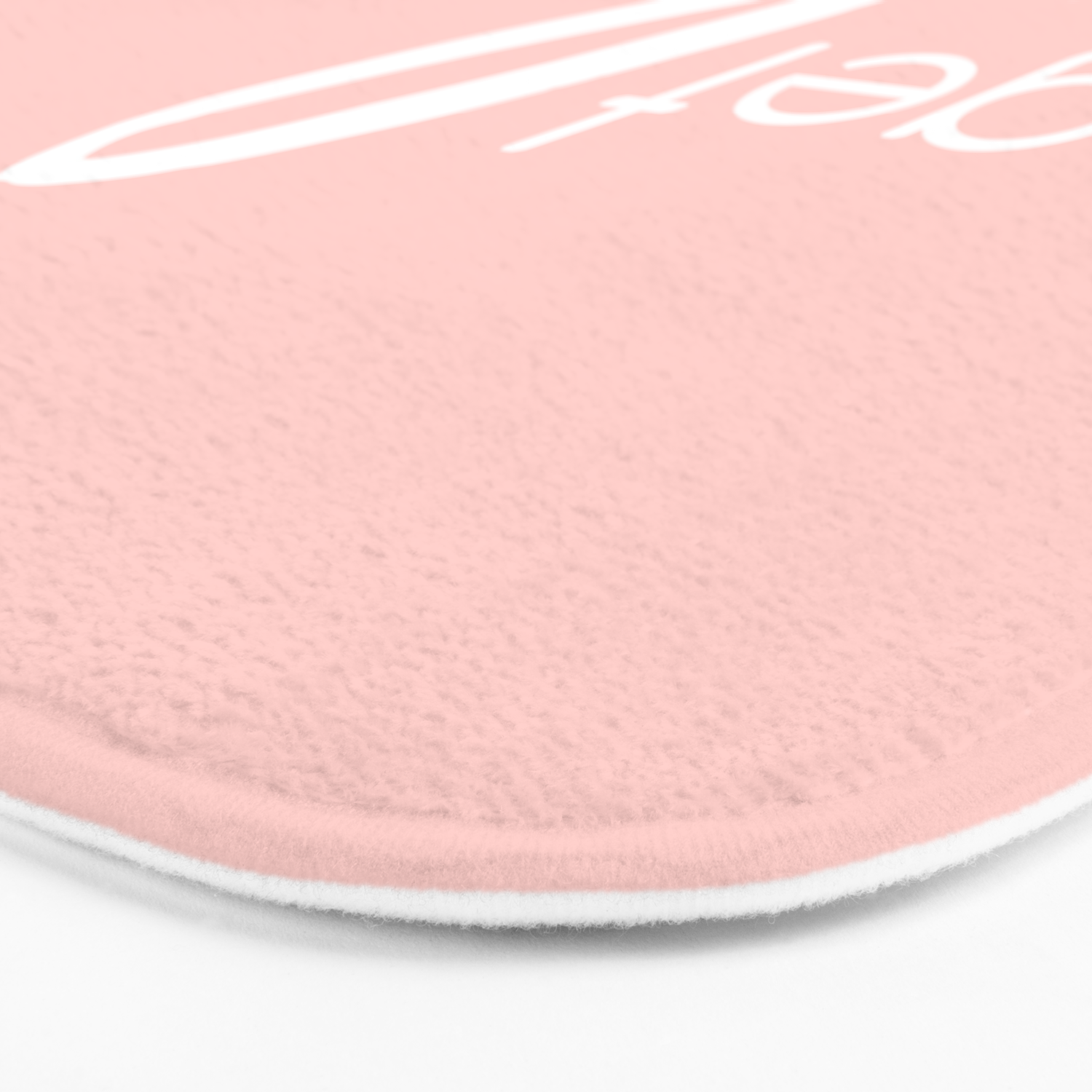 Bathroom Decor Get Naked White On Light Pink Bath Mat By