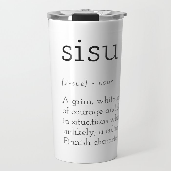 Sisu Definition Travel Mug