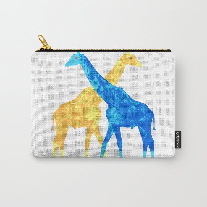 Two Giraffes Carry-All Pouch
