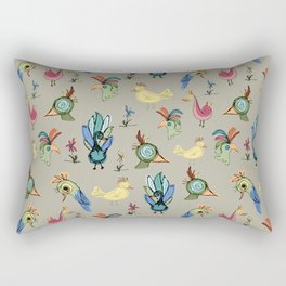 Nutty Birds Rectangular Pillow