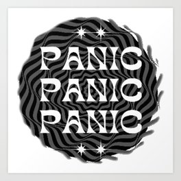 Panic Design Art Print