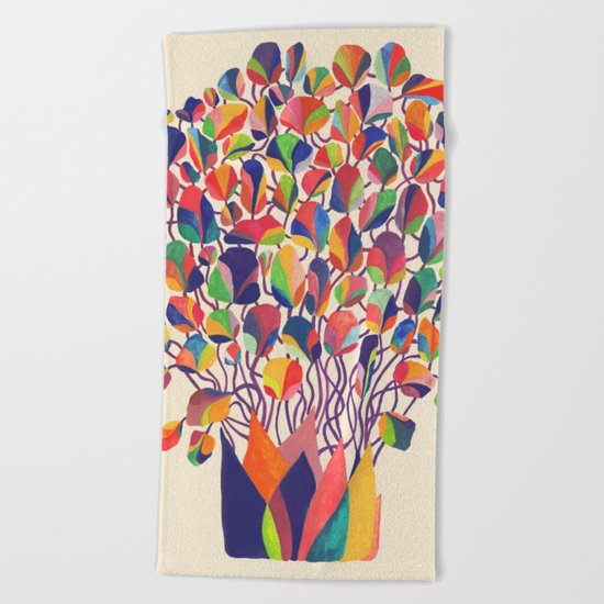 felicitous Beach Towel